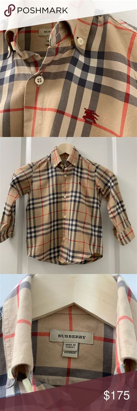 burberry embroidered logo shirt|burberry shirts long sleeve.